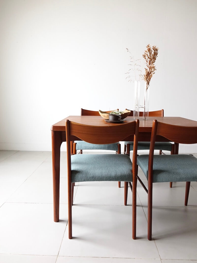 Bellbet | GS61 dining chairs by Arne Wahl Iversen for Glyngøre ...