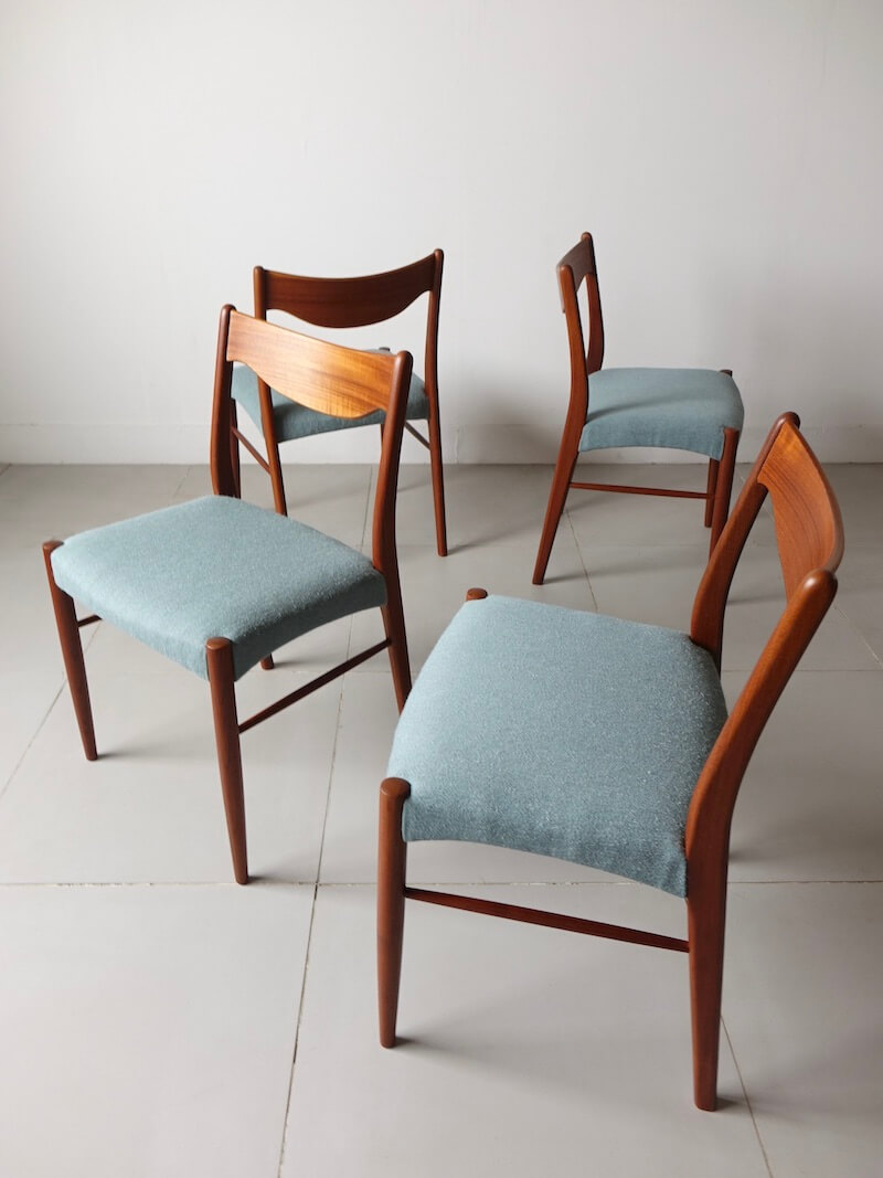Bellbet | GS61 dining chairs by Arne Wahl Iversen for Glyngøre ...